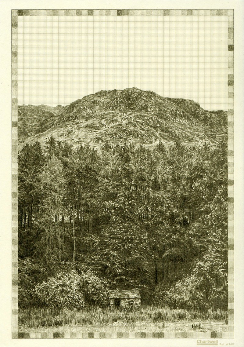 Levels of Being, graphite on graph paper, 29.7cm x 21cm, 2013